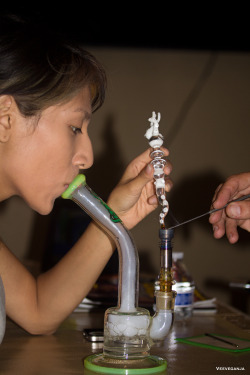 veeveeganja:  I love getting ninja dabbed! 