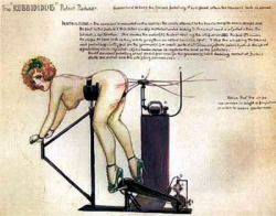 alice-is-wet:  doctorfeelerup:  winnipeg-gurl69:  love this classic self spanking machine,  the faster you peddle, the faster generator powers, the faster the motor, the faster it spanks you—-love it  PS Her hair, eye lashes/brows  reminds me of