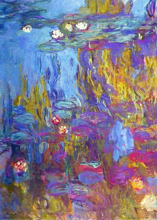 lonequixote:Water Lilies ~ Claude Monet(via @lonequixote)