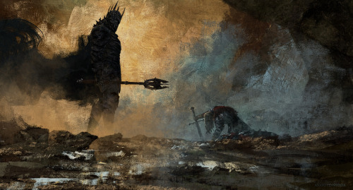 vizual-demon:Tolkien art by Anato Finnstark 