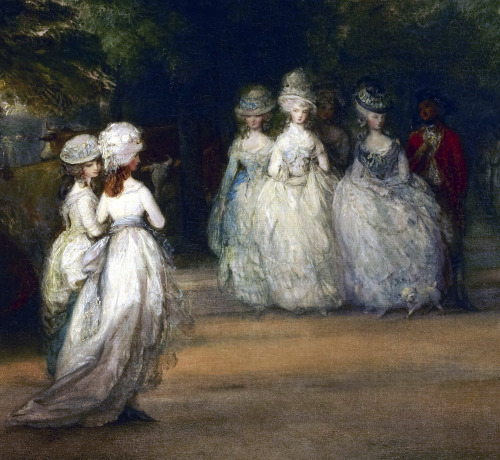 The Mall in St. James&rsquo;s park by Thomas Gainsborough, 1783