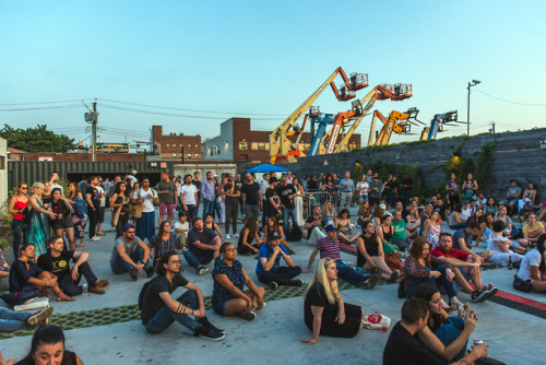 Phosphorescent plays an intimate outdoor show at the Open Air series at the event space 99 Scott in 