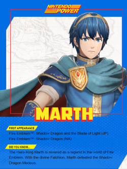 nintendo:  Despite having led two armies to victory across two wars, the legendary hero Marth does his best to avoid violent conflict.