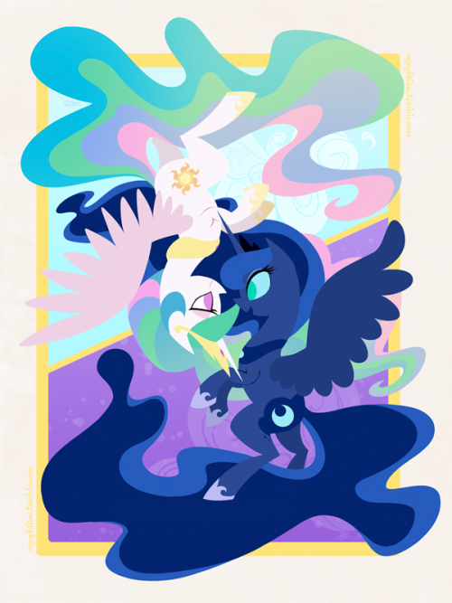 mylittlefanart:  eclipse by egophiliac 