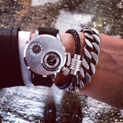 tyrameral:  So guys…could you pull it off? ⌚️ I want a female version of this!  Me gustó el reloj&hellip; Pero como que algo le faltó en esos espacios vacios.