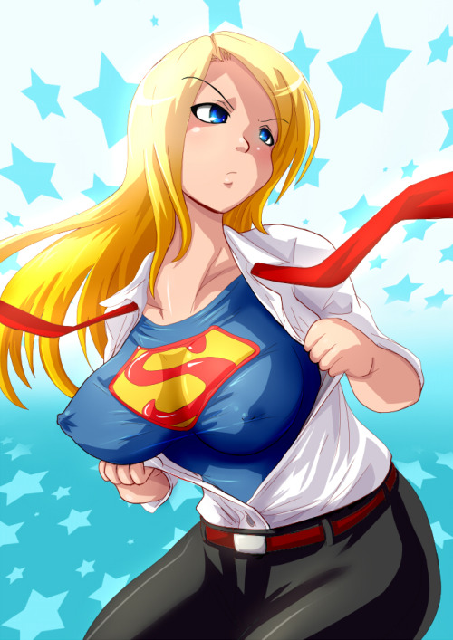 Porn hentai-central:  Supergirl and Wonder Woman photos