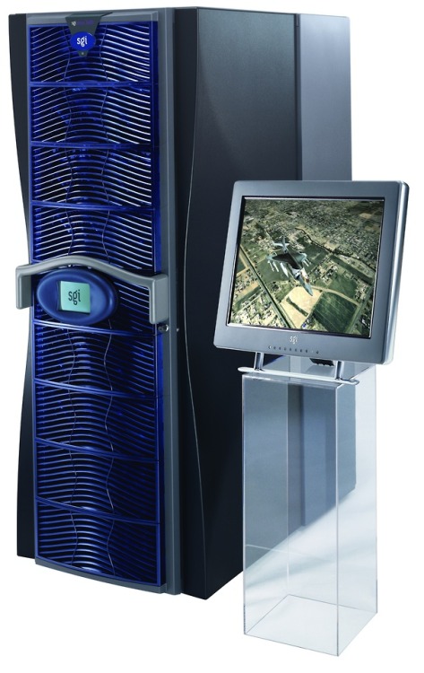 SGI Onyx 3000 with InfiniteReality 4 (2002)Onyx 3000 was the last visualization supercomputer with t