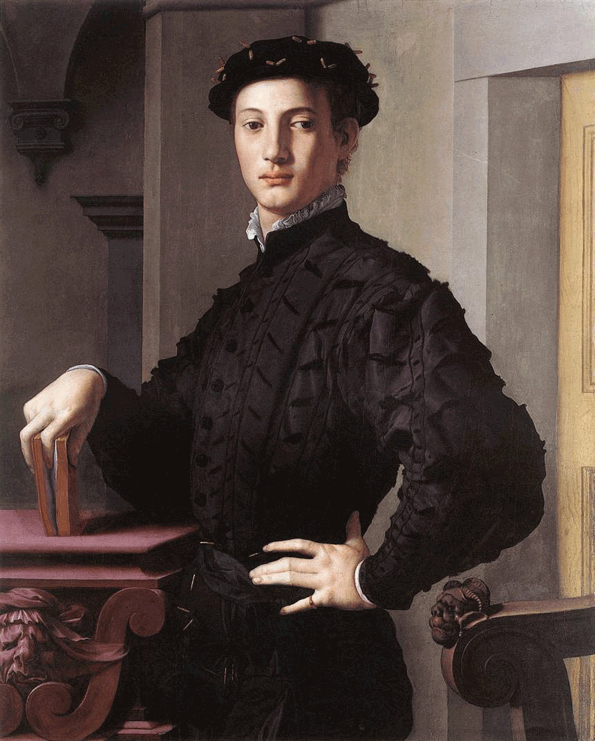 grundoonmgnx: Bronzino’s hot men of Florence Agnolo Bronzino:  Portrait of a Young