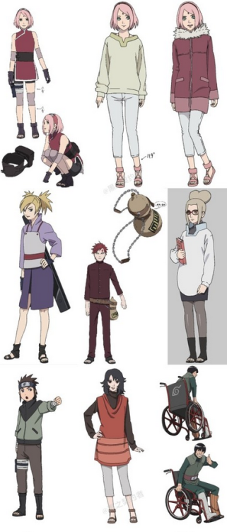 animepleasegood2:  Naruto the last Movie - Illustration characters design  OMG! NaruHina have kids ! XD  