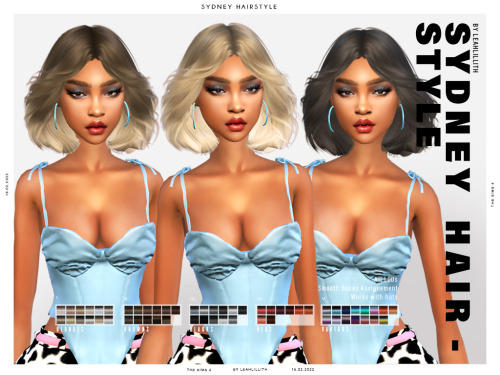 Sydney Hairstyle: DOWNLOADSIMS 4