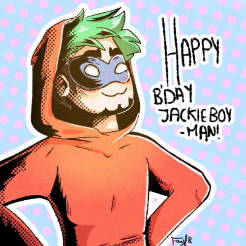 thefairyfanartsblog: HAPPY BDAY TO OUR BOY JACKIEBOY-MAN!!!  hope you all like it! @therealjacksepti