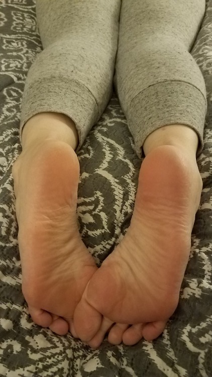 My pretty wifes adorable soles taking a little rest from getting the house ready for Christmas.pleas