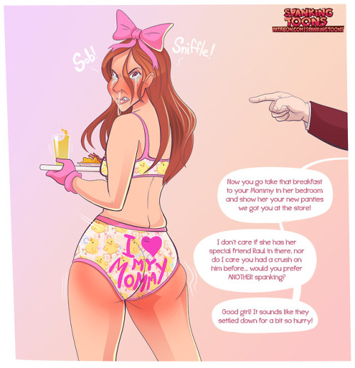 A free pic from last year on the spankingtoon’s patreon! If you wanna see more of Hannah&rsquo