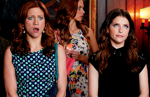 chloebeale:beca mitchell, a thoroughly annoyed yet still supportive girlfriend