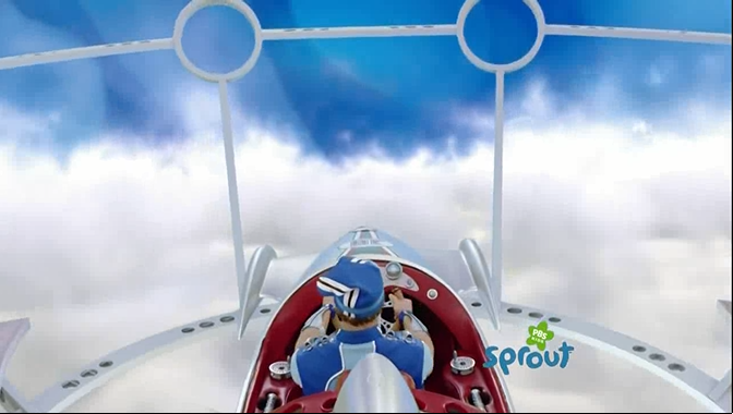 lazy town sportacus airship