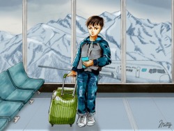 mitty3000:Otabek : Depature from Almaty