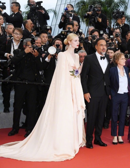 wandering-songstress:Elle Fanning in Gucci at the 72nd annual Cannes Film Festival