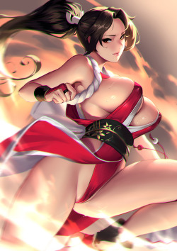 youngjusticer:  You won’t know what hit you. Mai Shiranui,