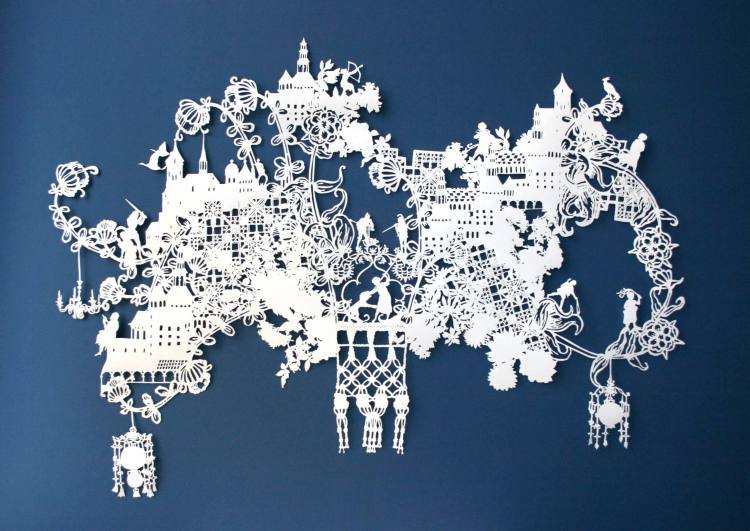 unicorn-meat-is-too-mainstream:  Papercut Arwtorks by Emma van Leest 