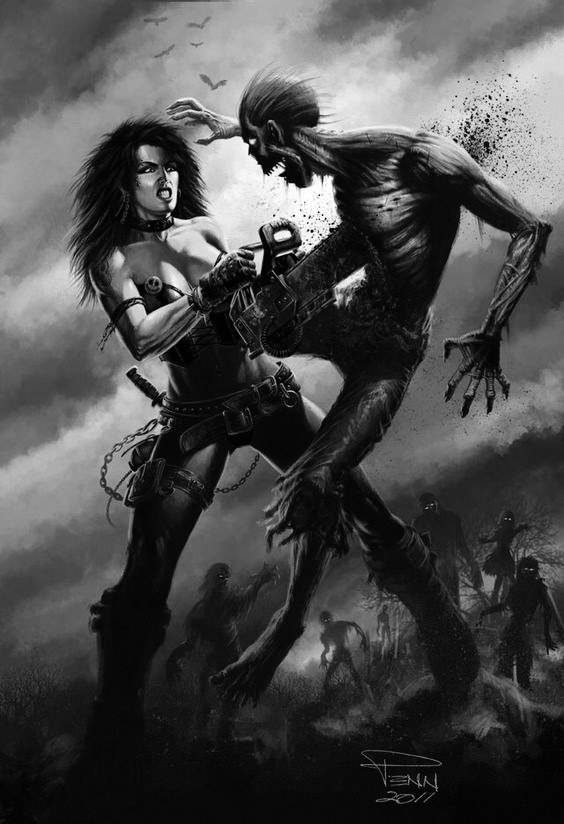 killedtheinnocentpeople:  Zombie Rampage by Madman.  