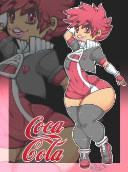 oki-doki-oppai:    Fanart and Gift for @dragoonrekka of his character Coca Cola Im not that great at drawing younger characters :’DLike my work? Feel free to watch me :’D  