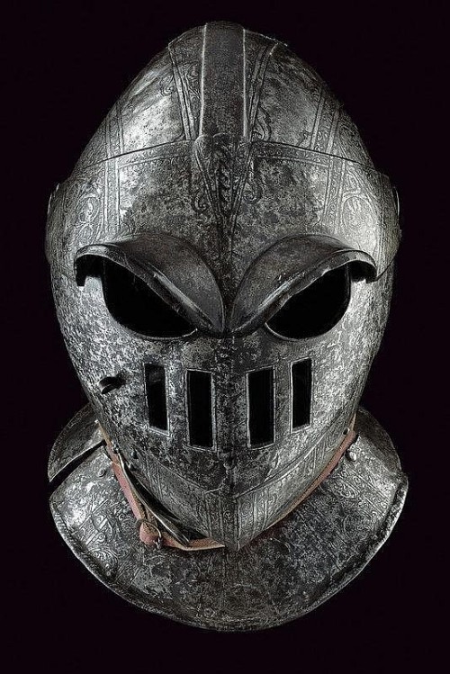 Etched Savoyard helmet, 17th century.from Czerny’s International Auction House