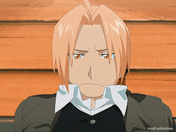 smol-ackerman:EDWARD ELRIC 🧡FULLMETAL ALCHEMIST: BROTHERHOOD Ep. 64