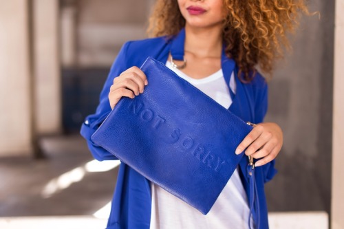 Sorry not SORRY! http://www.lillyskloset.net/products/sorry-not-sorry-clutch