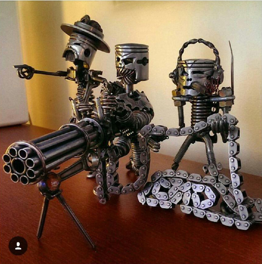 brownellsinc:   Some pretty amazing artwork from @triggerwelding on Instagram. #sogoodwehadtoshare