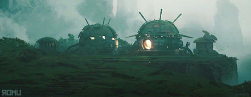 ROMU - Outpost 32Modeled some huts for a personal project recently and figured I’d throw them 