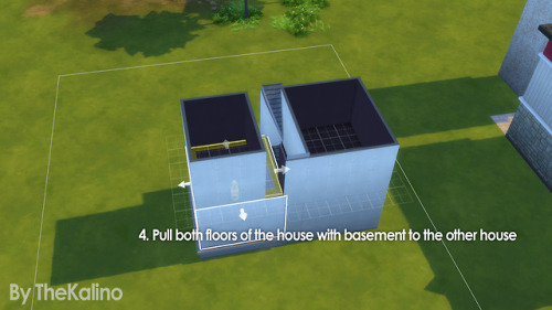 teas-love: kalino-thesims: Part 3: Small Tutorial for different highs of basements (connected) in Th