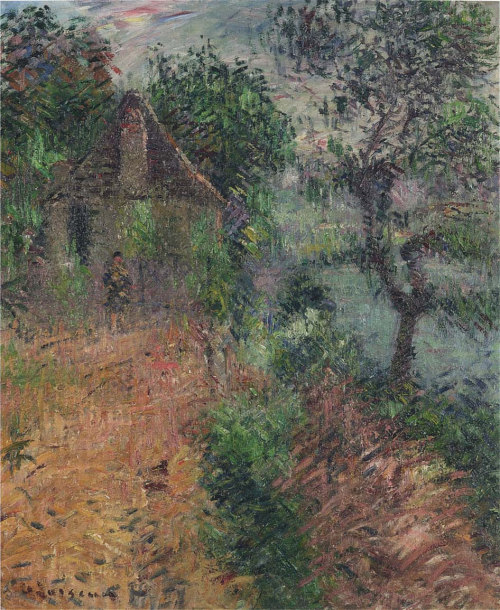 House at Beynac, Gustave LoiseauMedium: oil,canvas