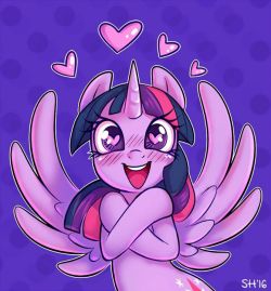 mylittlefanart:Lovestruck Twi http://dlvr.it/MZ18C1 - Please like and share this post, and support your favorite My Little Pony fan artists!