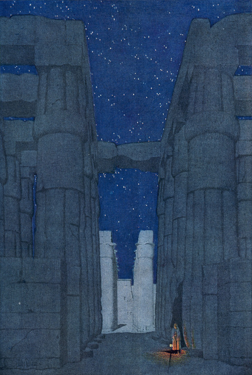 transistoradio:  Jules Guérin, illustrations for Robert Hichens, Egypt and Its Monuments (NY: The Century Co., 1908). Via nevver; see also, The Golden Age. 