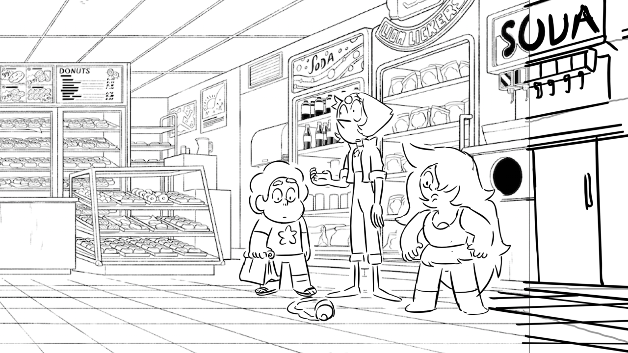 ben-levin:  Here are some boards I did from the Steven Universe episode “Last One