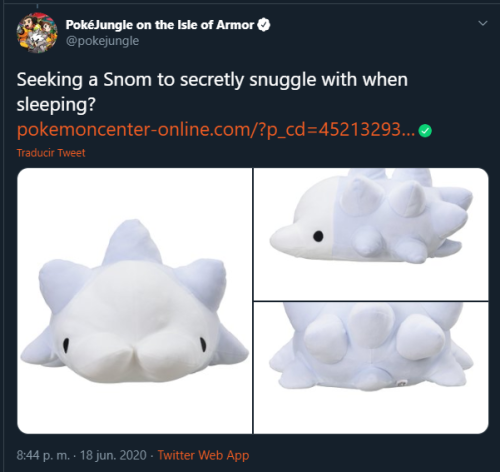 snom-of-the-day: You see that? Ya boi is gettin a plushie next month. Go get your hands on him!