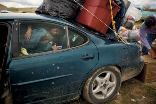 simply-war:The Oglala Lakota people of the Pine Ridge Reservation in South Dakota live near the si