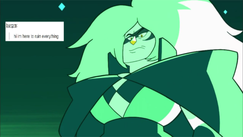 raptarion: Text post memes featuring Jasper and Lapis.