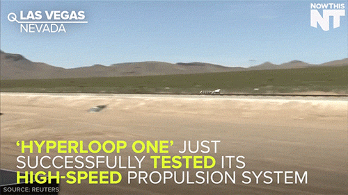 nowthisnews:  ‘Hyperloop One’ Will Get You From S.F. To L.A. In 30 MinutesThe test run was a success, but there’s still a long way to go. 