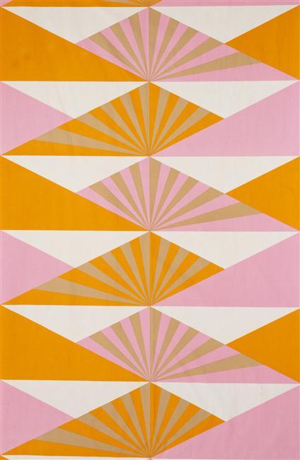 Lucienne Day, Sunrise, furnishing fabric 1969 Machine screen-printed cotton designed for Heal Fabric