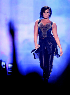 XXX burrowjoe:  Demi Lovato performs at VEVO’s photo