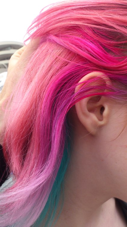 pink hair