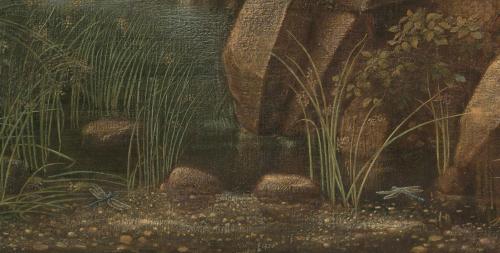 antoniocecchi: Edward Burne-Jones - The garden of Pan, 1886-87 det