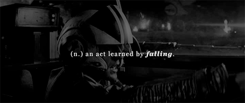 flying: an art learned by falling. ( x )