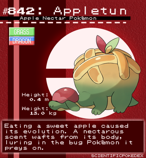 Requested by @mindsnotAppletun may look sweet, but according to it’s pokédex entry, it’s actually a 