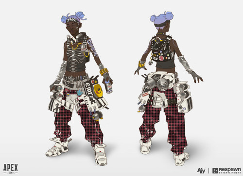 Apex Legends Character And (Some) Weapons Concept Artworks