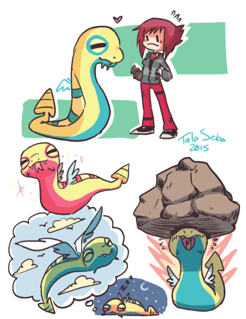 talaseba:my precious spirit pokemon.I did not realize until today that Dunsparce are almost as tall 