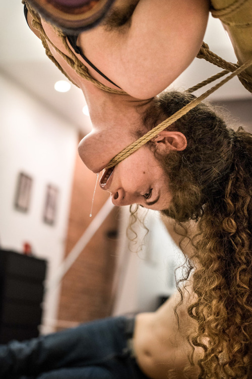 Moments from some webby mess at Harlem Bondage and Rope.  Web harness tied by SluttyHands, Othe