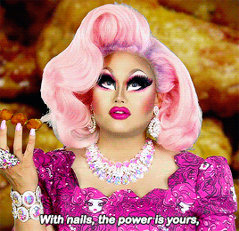 megans-fox: KIM CHI on How to Eat in Drag.