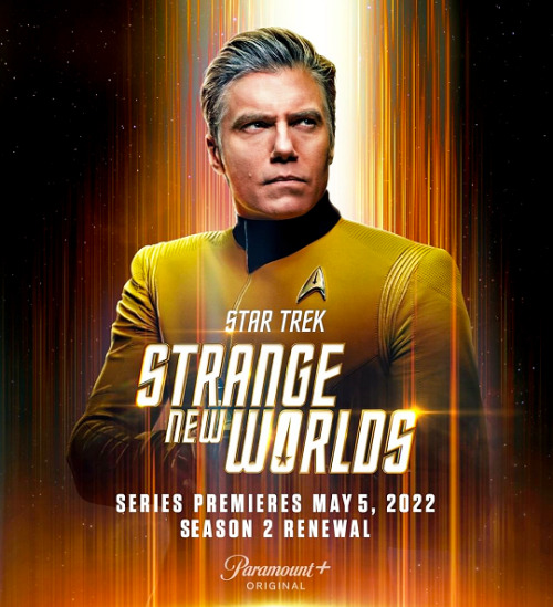 Star Trek: Strange New Worlds is coming on May 5 2022! Starring Anson Mount, Ethan Peck and Rebecca 